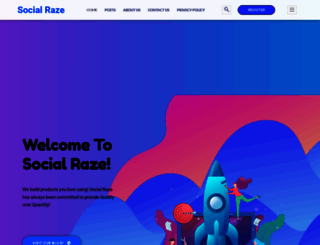 socialraze.com screenshot