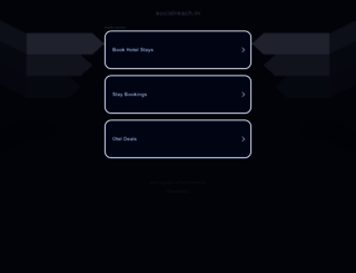 socialreach.in screenshot