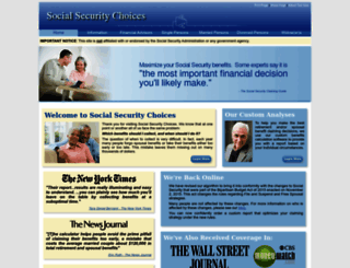 socialsecuritychoices.com screenshot