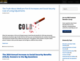 socialsecurityintelligence.com screenshot