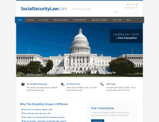 socialsecuritylaw.com screenshot