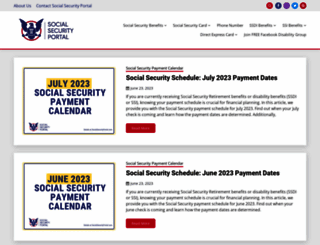 socialsecurityportal.com screenshot