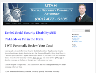 socialsecurityutah.com screenshot