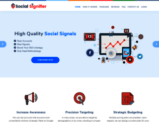 socialsignifier.com screenshot