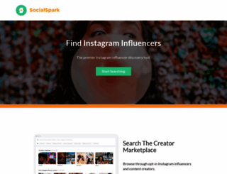 socialspark.com screenshot