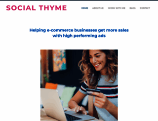 socialthyme.co.uk screenshot