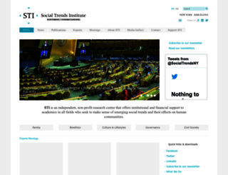 socialtrendsinstitute.org screenshot