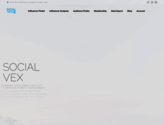 socialvex.com screenshot