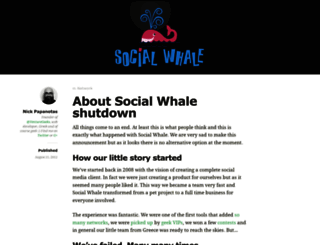 socialwhale.com screenshot