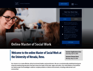 socialwork.unr.edu screenshot
