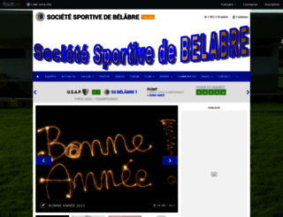 societe-sportive-belabre.footeo.com screenshot