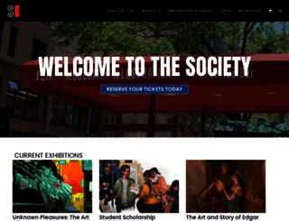societyillustrators.org screenshot