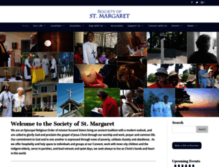 societyofstmargaret.org screenshot