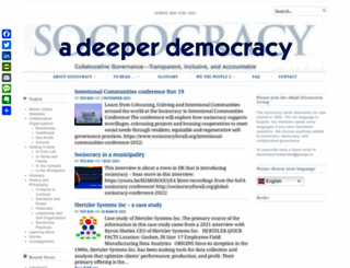 sociocracy.info screenshot
