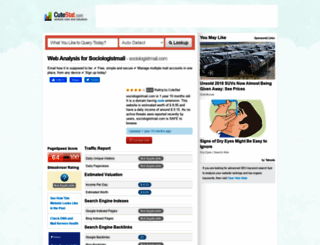 sociologistmail.com.cutestat.com screenshot