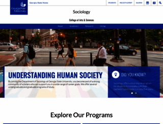 sociology.gsu.edu screenshot