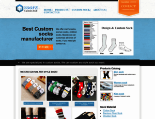 sock-manufacturers.com screenshot