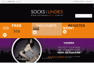 socksandundies.com.au screenshot