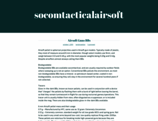 socomtacticalairsoft.wordpress.com screenshot