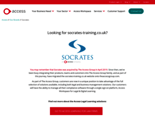 socrates-training.co.uk screenshot