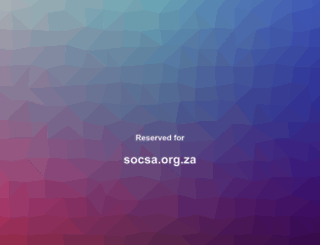 socsa.org.za screenshot