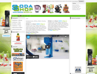 soda-shop.cz screenshot