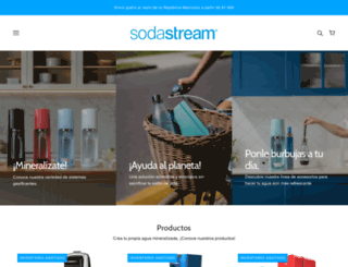 sodastream.com.mx screenshot