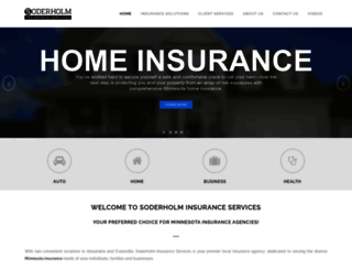 soderholminsurance.com screenshot