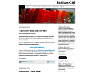 sodiumgirl.wordpress.com screenshot