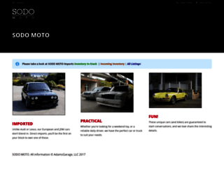 sodo-moto.com screenshot