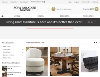 sofa-paradise.com screenshot