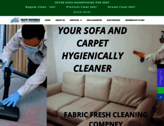 sofacleaningservices.in screenshot