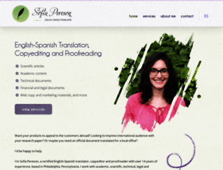 sofiapereson.com screenshot