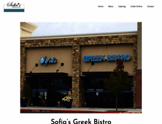 sofiasgreekbistro.com screenshot