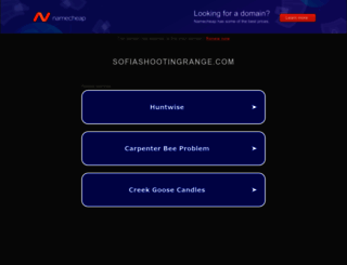 sofiashootingrange.com screenshot