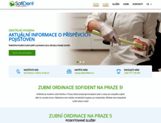 sofident.cz screenshot
