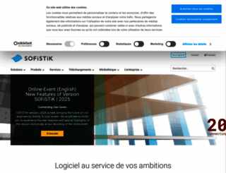 sofistik.fr screenshot