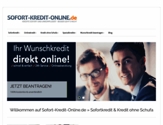 sofort-kredit-online.de screenshot