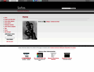 sofos.wikidot.com screenshot