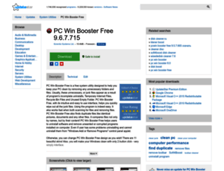 soft4boost-disk-cleaner.updatestar.com screenshot
