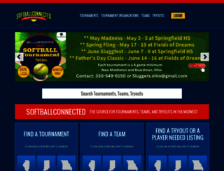 softballconnected.com screenshot