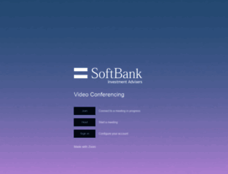 softbank.zoom.us screenshot