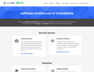 softbyte.whsites.net screenshot