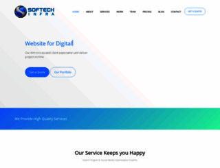 softechinfra.com screenshot