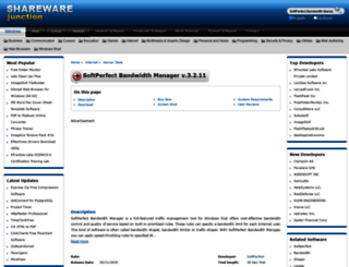 softperfect-bandwidth-manager.sharewarejunction.com screenshot