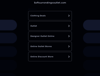 softsurrondingsoutlet.com screenshot