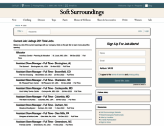softsurroundings.applicantpro.com screenshot