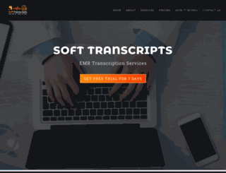 softtranscripts.com screenshot