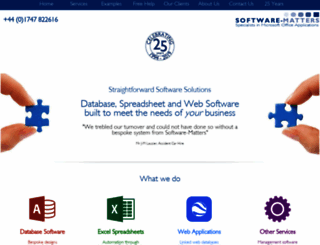 software-matters.co.uk screenshot
