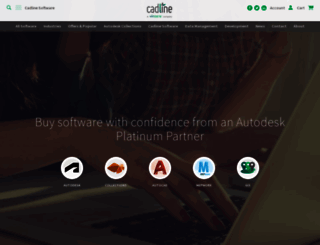 software.cadline.co.uk screenshot